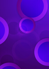 Minimal purple geometric background. Dynamic shapes composition. Vector illustration