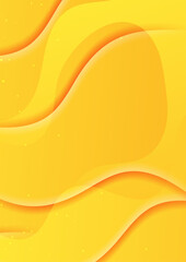 Set of minimal covers design. Yellow gradient vector background. Modern template design for cover or web