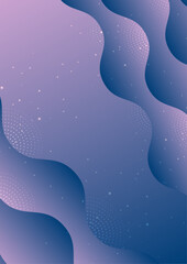Fototapeta premium vivid gradient blue abstract geometri design background