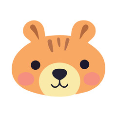Cute cartoon bear toy fluffy