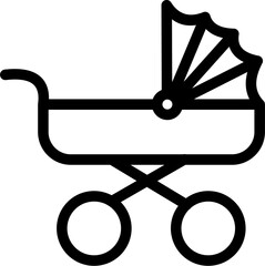 Baby Carriage Icon 2