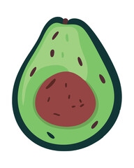 Healthy avocado snack fresh, organic, and gourmet