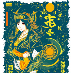 taoist illustration magic aisan