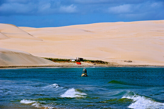 Praia Pedra Rachada em Paracuru. Ceara.