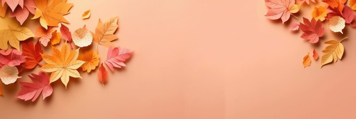 autumn leaves paper craft