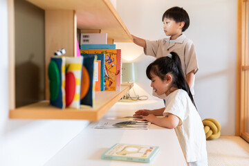 子供部屋の風景　children's room scenery