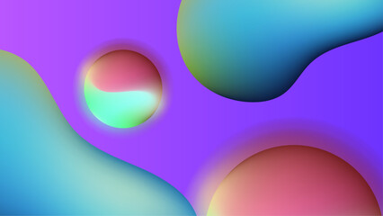 abstract colorful fluid background