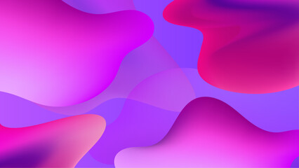 Bright blue and purple Wave Fluid with sparkling design background