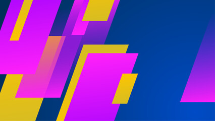 Naklejka premium Abstract Geometric Memphis Background colorful shape