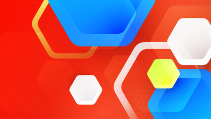 Minimal geometric abstract background. Circle square and triangle design. Trendy techno business template for wallpaper, banner, background or landing