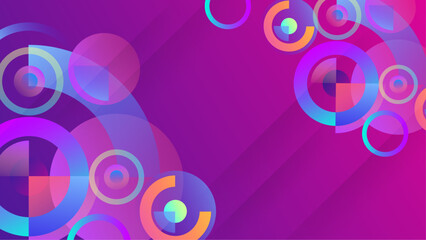vector abstract background with colorful geometric shapes