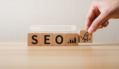 business people use SEO tools, Unlocking online potential. Boost visibility, attract organic...