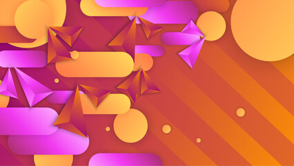 Modern vector colorful abstract geometric