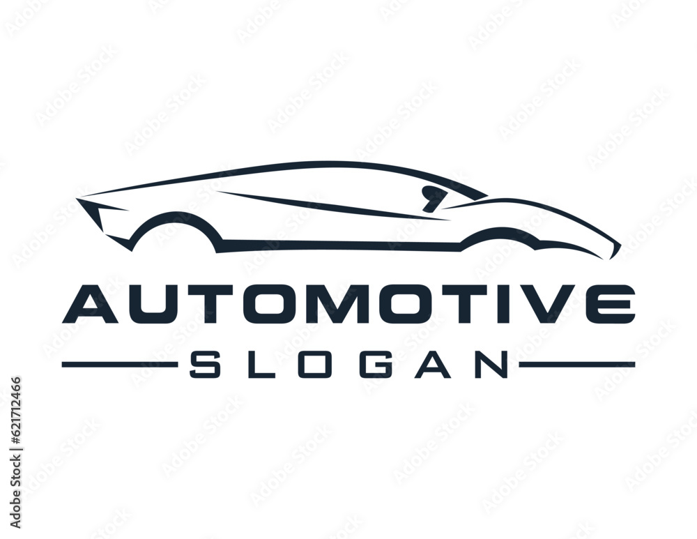 Aufkleber logo design about automotive on a white background. created using the coreldraw application.