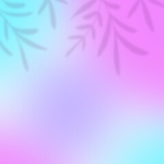 Shadow overlay effect. Transparent soft light and gradient background.
