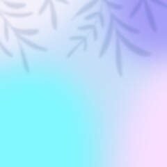 Shadow overlay effect. Transparent soft light and gradient background.