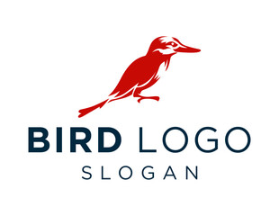 Logo design about Bird on a white background. created using the CorelDraw application.