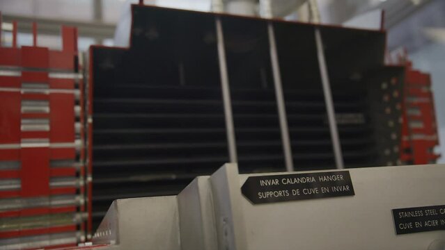Nuclear Candu reactor close up details
