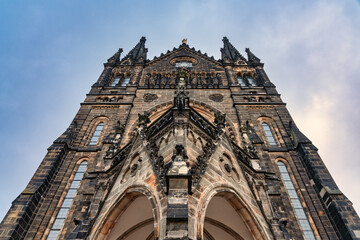 Fototapeta na wymiar Peterskirche Leipzig