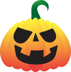 The jack o lantern pumpkin for halloween content
