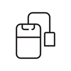 teabag icon design vector template