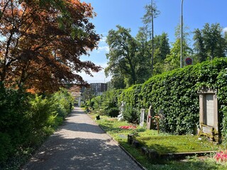 Nordheim cemetery or cemetery of Nordheim oder Friedhof Nordheim - Zürich (Zurich or Zuerich), Switzerland (Schweiz)