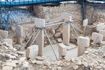 Gobeklitepe in Sanliurfa. The Oldest Temple of the World. Gobekli Tepe is a UNESCO World Heritage...