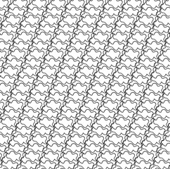 Seamless pattern with distorted empty spots