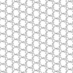 seamless pattern with flowers or wavy spots