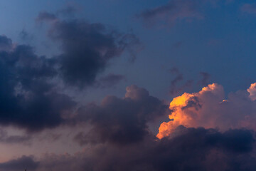 Fototapeta premium 夏の夕焼け