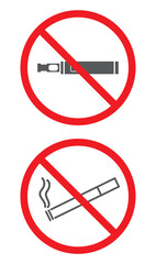 No vape cigarette smoking