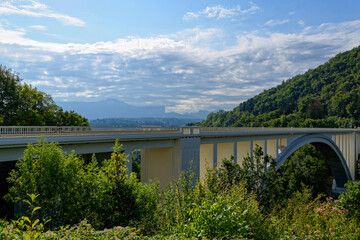 Obraz premium Pont en Haute-Savoie