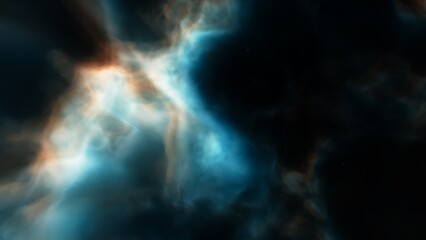Space nebula, for use with projects on science, research, and education. Illustration
