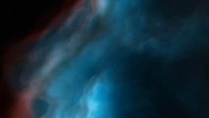 Fototapeta premium Space nebula, for use with projects on science, research, and education. Illustration 