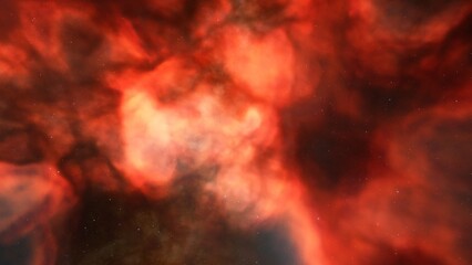 Fototapeta premium Space nebula, for use with projects on science, research, and education. Illustration 