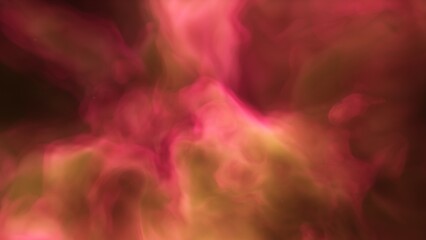 nebula gas cloud in deep outer space, science fiction illustration, colorful space background with stars 3d render
