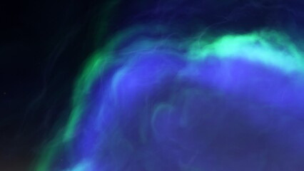 nebula gas cloud in deep outer space, science fiction illustration, colorful space background with stars 3d render
