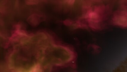 Fototapeta premium nebula gas cloud in deep outer space, science fiction illustration, colorful space background with stars 3d render 