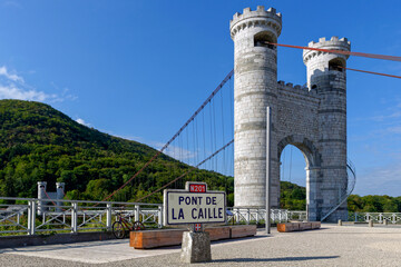 Pont suspendu en Haute-Savoie