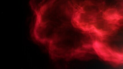 nebula gas cloud in deep outer space, science fiction illustration, colorful space background with stars 3d render
