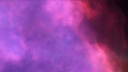 Cosmic background with a blue purple nebula and stars