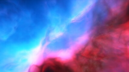 Deep space nebula with stars. Bright and vibrant Multicolor Star field Infinite space outer space background with nebulas and stars. Star clusters, nebula outer space background 3d render
