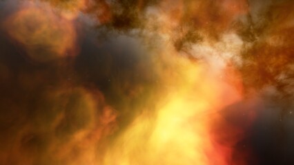 Deep space nebula with stars. Bright and vibrant Multicolor Star field Infinite space outer space background with nebulas and stars. Star clusters, nebula outer space background 3d render
