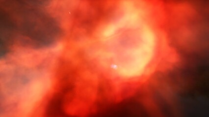 Deep space nebula with stars. Bright and vibrant Multicolor Star field Infinite space outer space background with nebulas and stars. Star clusters, nebula outer space background 3d render
