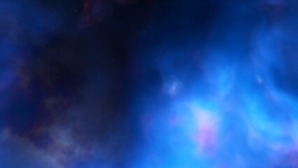 Deep space nebula with stars. Bright and vibrant Multicolor Star field Infinite space outer space background with nebulas and stars. Star clusters, nebula outer space background 3d render
