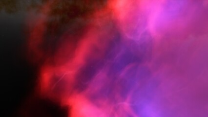 Deep space nebula with stars. Bright and vibrant Multicolor Star field Infinite space outer space background with nebulas and stars. Star clusters, nebula outer space background 3d render
