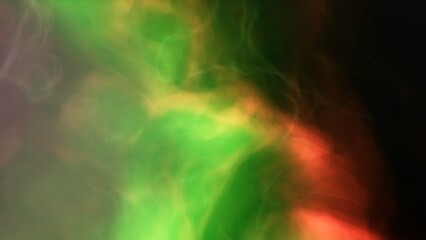 Cosmic background with a blue purple nebula and stars
