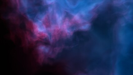 Obraz na płótnie Canvas nebula gas cloud in deep outer space, science fiction illustration, colorful space background with stars 3d render 