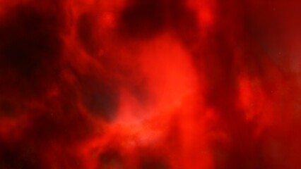 nebula gas cloud in deep outer space, science fiction illustration, colorful space background with stars 3d render
