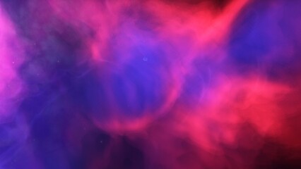 nebula gas cloud in deep outer space, science fiction illustration, colorful space background with stars 3d render
